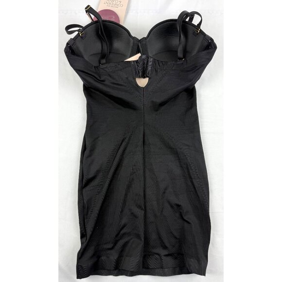 NWT Victoria's Secret Power Figure Cupped Shaping Slip Firm Control Black Size 3 - Picture 3 of 12